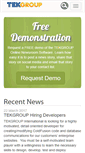 Mobile Screenshot of newsroom.tekgroup.com